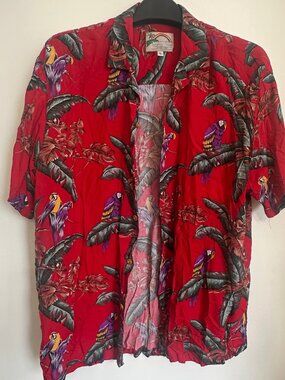 VINTAGE LEGIT HAWAIIAN SHIRT  SIZE LARGE